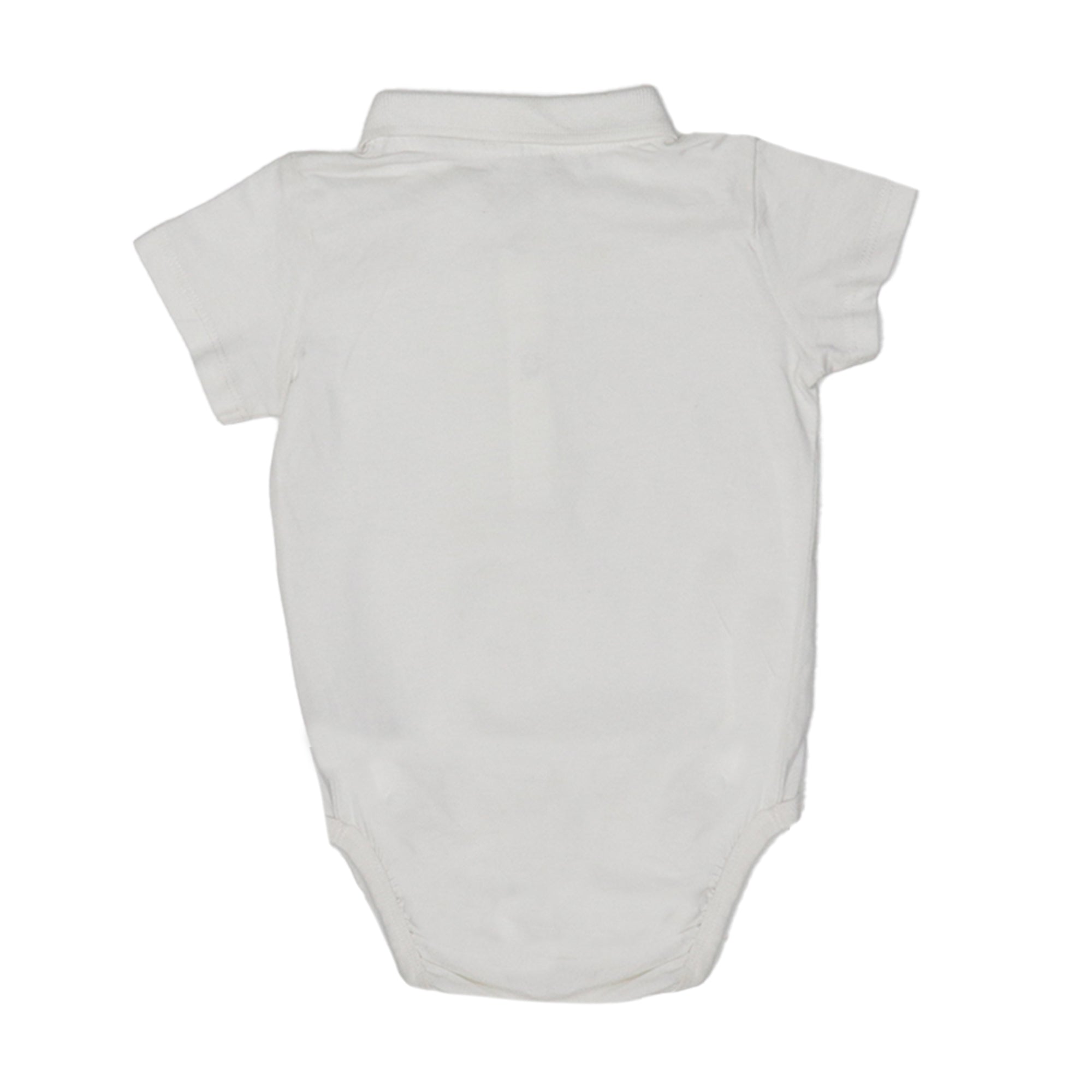 Baby Romper - PLAIN WHITE COLLAR