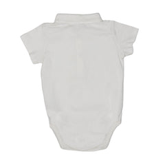 Baby Romper - PLAIN WHITE COLLAR