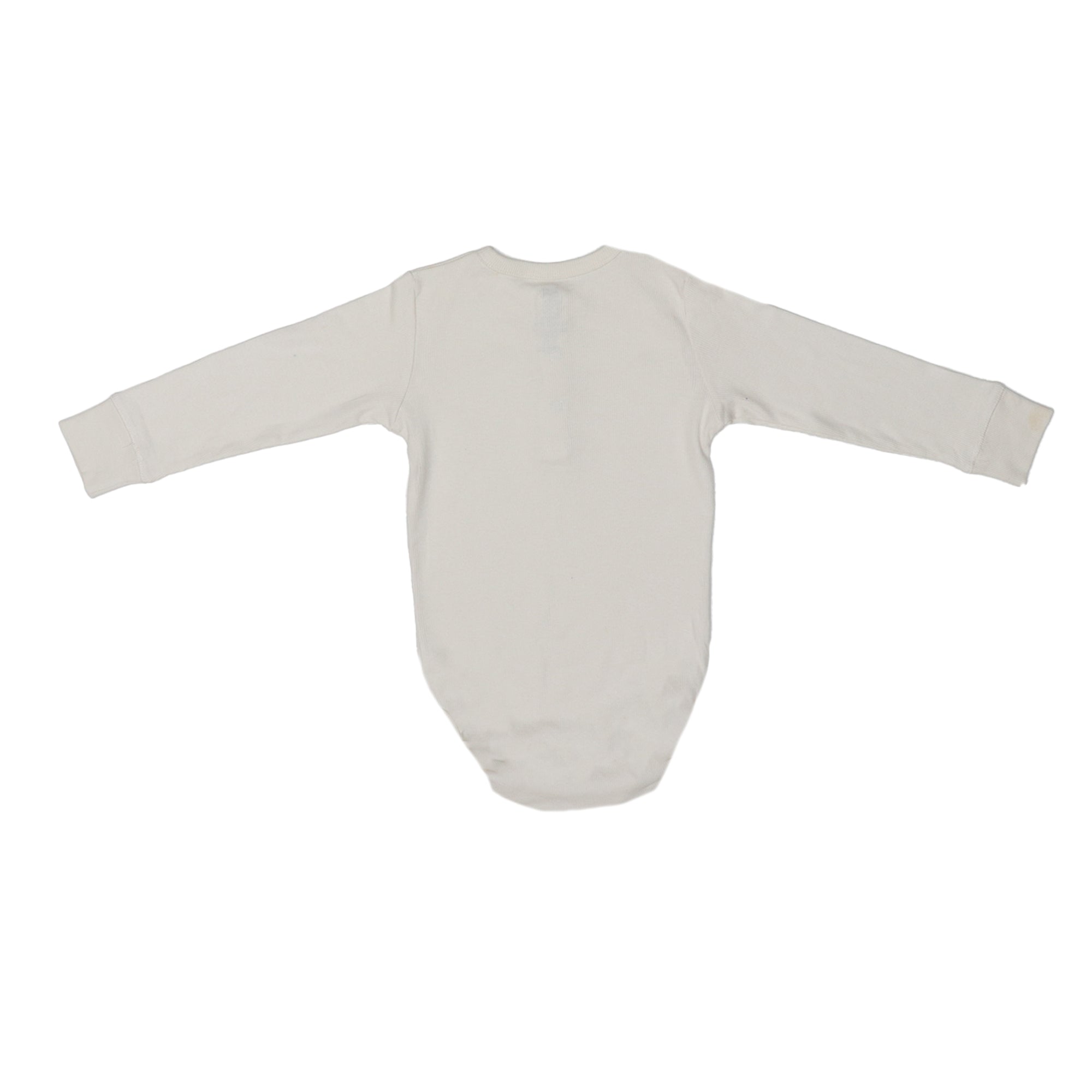 Baby Romper - PLAIN WHITE FULL SLEEVES