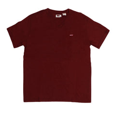 V NECK MEN - MAROON