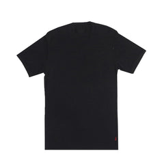 V-neck T-shirts (Men) - BLACK WITH BLACK TAG