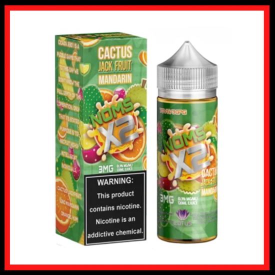 noms x2 cactus jackfruit mandarin e liquid