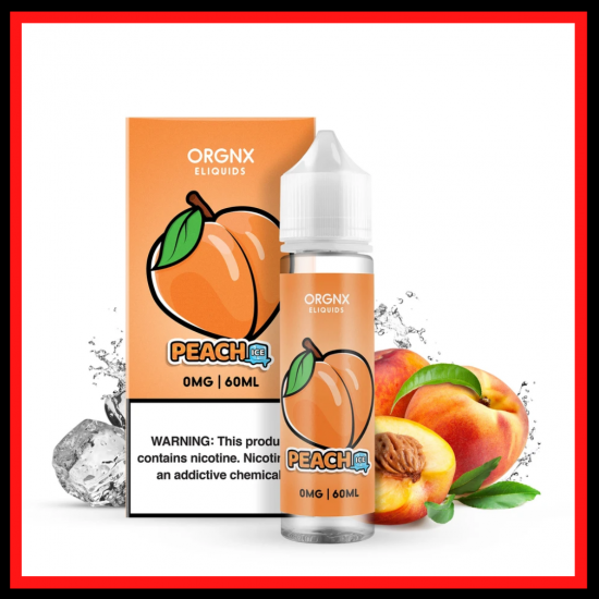 orngx peach ice e liquid