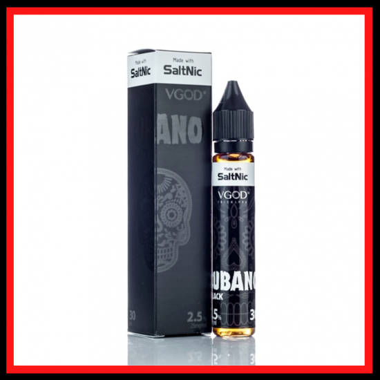 vgod cubano black saltnic