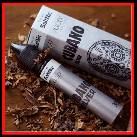 cubano silver saltnic by vgod