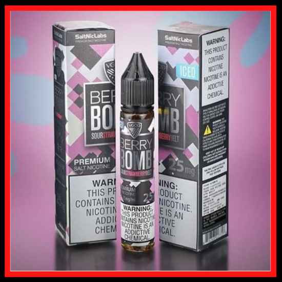 iced berry bomb saltic by vgod